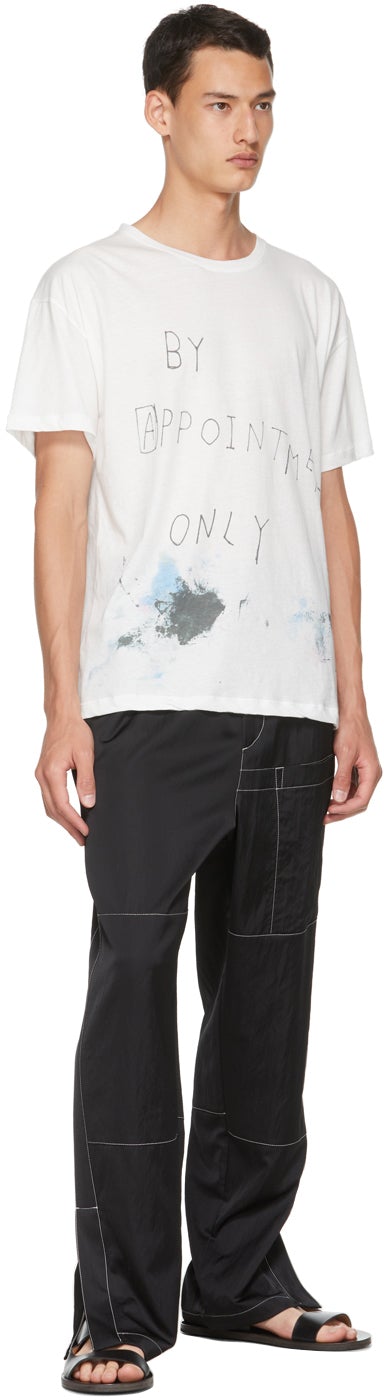 Isabel Benenato White Graphic T-Shirt