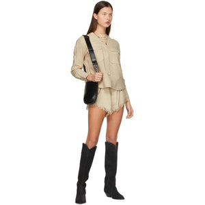 Isabel Marant Beige Talapiz Shorts