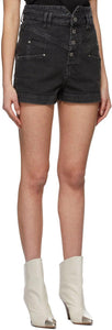 Isabel Marant Black Denim Diroysr Shorts