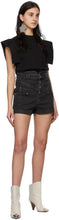 Isabel Marant Black Denim Diroysr Shorts