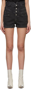 Isabel Marant Black Denim Diroysr Shorts - Isabel Marant Diroysr Diroysr Diroysr Shorts - Isabel Marant Black Denim Diroysr 반바지