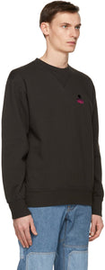 Isabel Marant Black Logo Mike Sweatshirt