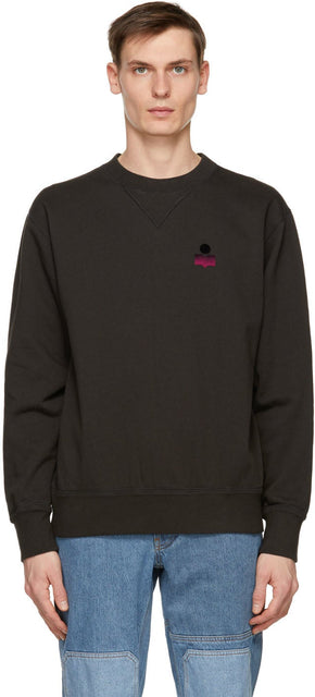 Isabel Marant Black Logo Mike Sweatshirt - Sweat Mike Sweatshirt Mike Isabel Marant Noir - 이사벨 마란사 블랙 로고 마이크 스웨터