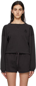 Isabel Marant Black Margo Sweatshirt - Sweat-shirt Noir Marant Noir Isabel Marant - 이사벨 마리아 블랙 마고 스웨터