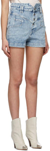 Isabel Marant Blue Denim Diroysr Shorts