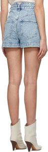 Isabel Marant Blue Denim Diroysr Shorts
