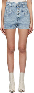 Isabel Marant Blue Denim Diroysr Shorts - Isabel Marant Blue Denim Diroysr Shorts - 이사벨 선수 블루 데님 Diroysr 반바지