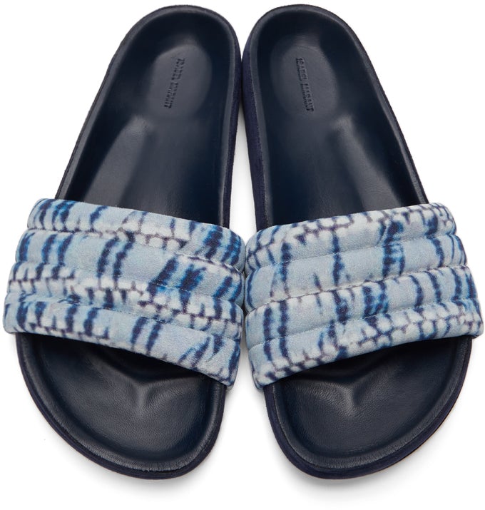 Isabel Marant Blue Helleah Sandals