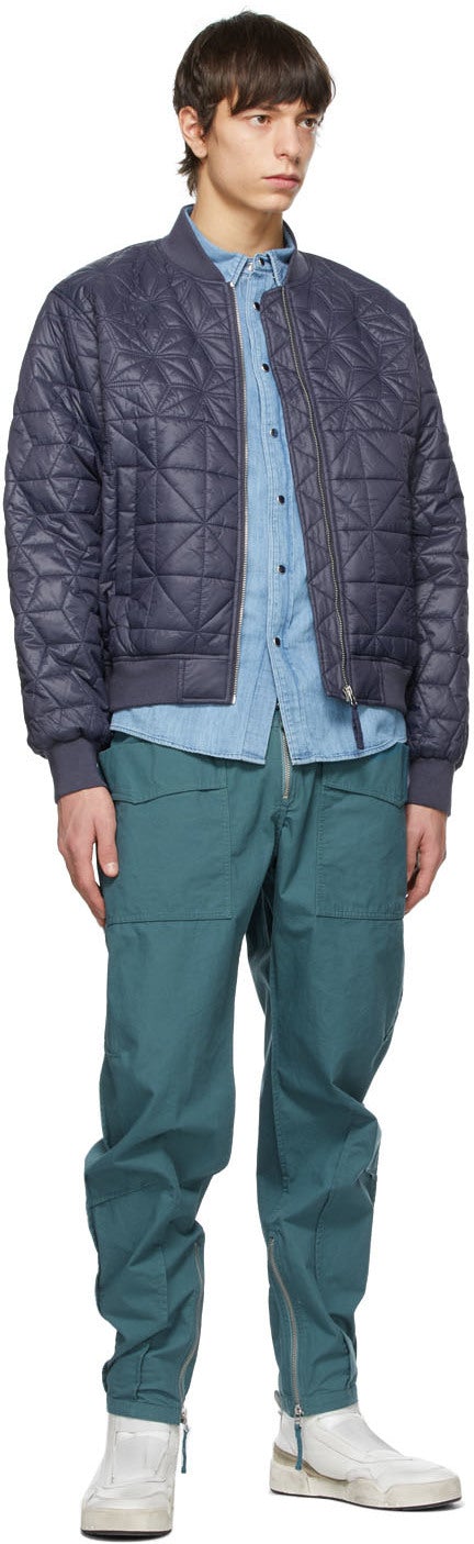 Isabel Marant Blue Tilsen Cargo Pants