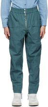 Isabel Marant Blue Tilsen Cargo Pants - Pantalon de cargaison bleus Isabel Marant Blue Tilsen - 이사벨 선수 블루 Tilsen화물 바지