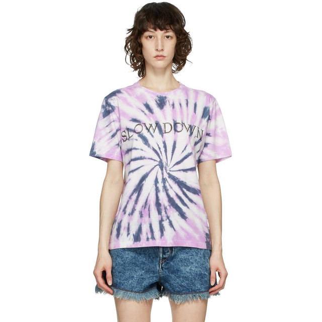 Isabel Marant Etoile Purple 'Slow Down' Zewel T-Shirt - Isabel Marant Etoile Violet 'Slow Down' T-shirt Zewel - Isabel Marant Etoile 보라색 '천천히 다운'Zewel T 셔츠
