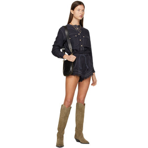 Isabel Marant Navy Talapiz Shorts
