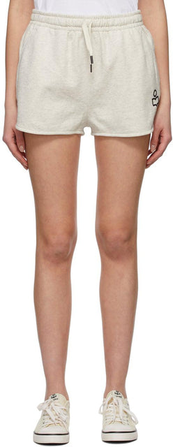 Isabel Marant Off-White Mifikia Sweat Shorts - Isabel Marant Off-White Mifikia Sweat Short - Isabel Marant Off-White Mifikia Sweats.