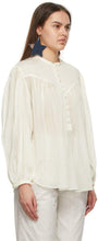 Isabel Marant Off-White Silk Kiledia Blouse