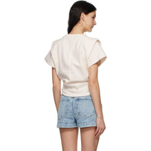 Isabel Marant Off-White Zelitos Tied Up Shirt