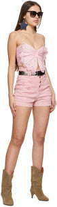 Isabel Marant Pink Denim Diroysr Shorts