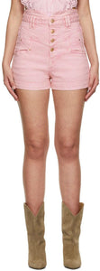 Isabel Marant Pink Denim Diroysr Shorts - Isabel Marant Rose Denim Diroysr Shorts - 이사벨 마리아 핑크 데님 Diroysr 반바지
