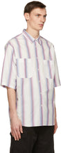 Isabel Marant Pink Striped Rajalo Short Sleeve Shirt