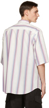 Isabel Marant Pink Striped Rajalo Short Sleeve Shirt