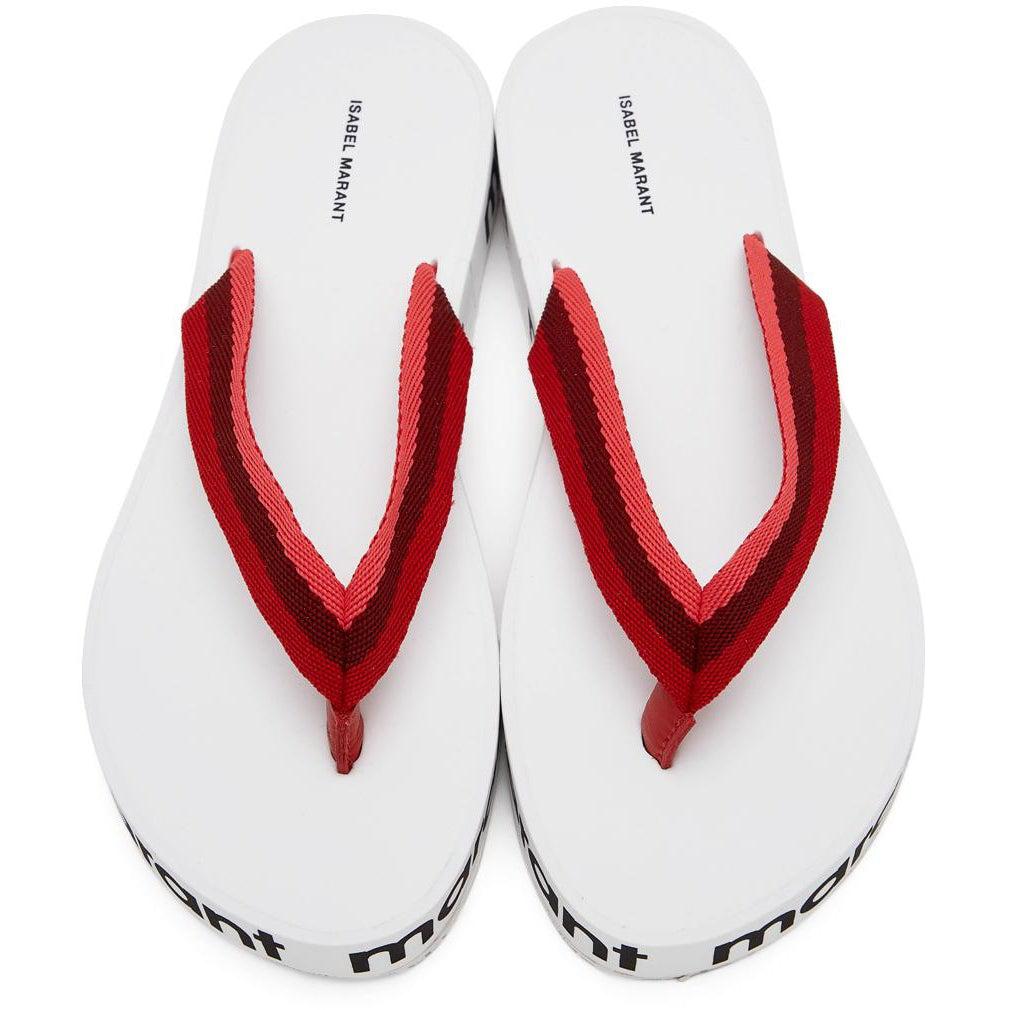 Isabel Marant Red Tae Sandals