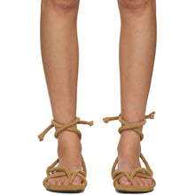 Isabel Marant Tan Lastro Flat Sandals