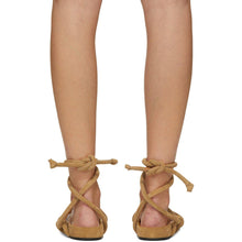 Isabel Marant Tan Lastro Flat Sandals