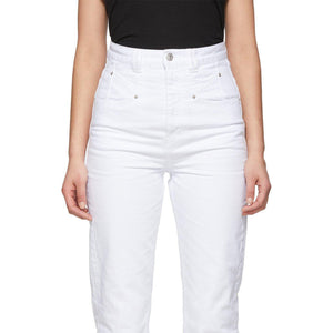 Isabel Marant White Dominic Jeans