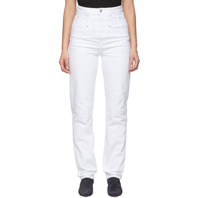 Isabel Marant White Dominic Jeans