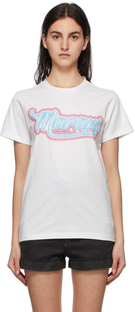 Isabel Marant White Zaof T-Shirt - T-shirt zaof blanche isabel marant blanc - Isabel Marant White Zaof T 셔츠