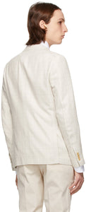 Isaia Beige Capri Blazer