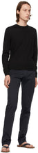 Isaia Black Merino Sweater