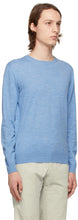 Isaia Blue Merino Sweater