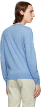 Isaia Blue Merino Sweater