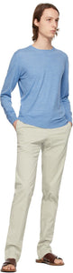 Isaia Blue Merino Sweater