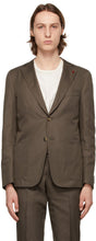 Isaia Brown Capri Blazer - Isaia Brown Capri Blazer - 이사이아 브라운 카프리 블레이저