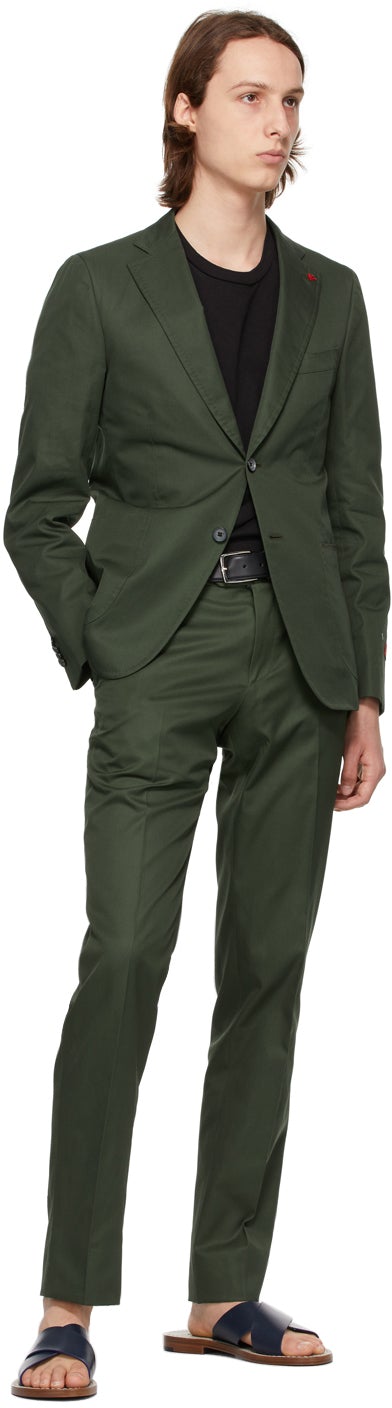 Isaia Green Capri Blazer