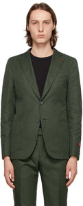 Isaia Green Capri Blazer - Isaia Green Capri Blazer - 이사이아 그린 카프리 블레이저