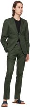 Isaia Green Cotton Sanita Trousers