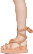 Issey Miyake Beige United Nude Edition Node Sandals