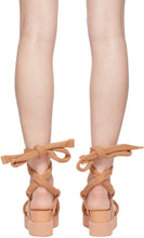 Issey Miyake Beige United Nude Edition Node Sandals