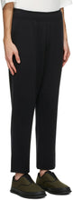 Issey Miyake Men Black Wool Milan Lounge Pants