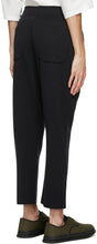 Issey Miyake Men Black Wool Milan Lounge Pants