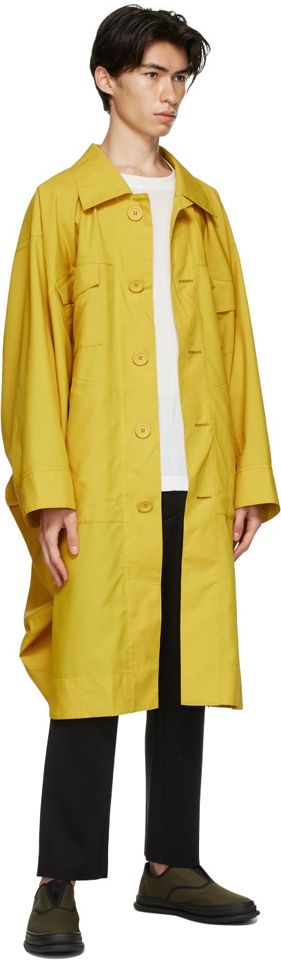 Issey Miyake Men Black Wool Milan Lounge Pants