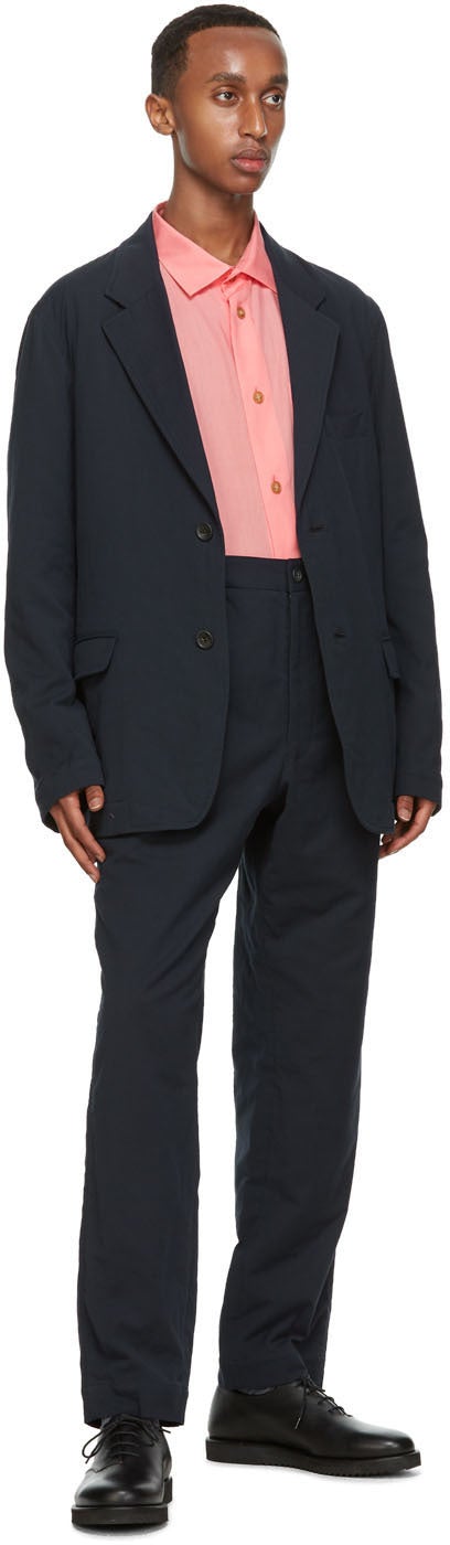 Issey Miyake Men Navy DFC-H Blazer