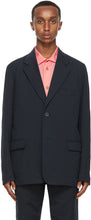 Issey Miyake Men Navy DFC-H Blazer - Issey Miyake Hommes Navy DFC-H Blazer - issey miyake 남자 해군 DFC-H 블레이저