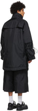 JERIH Black Detachable Pocket Coat