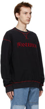 JW Anderson Black Inside-Out Contrast Sweatshirt