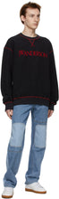 JW Anderson Black Inside-Out Contrast Sweatshirt