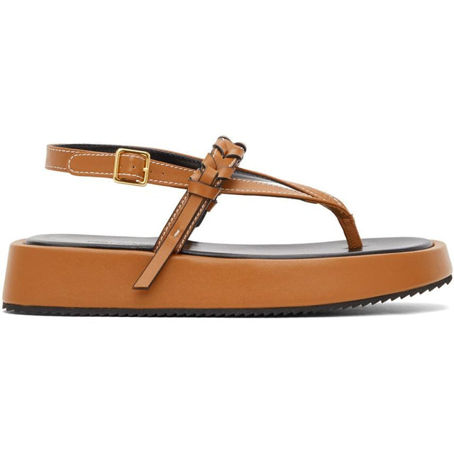 JW Anderson Brown Flatform Sandals - JW Anderson Brown Flatform Sandales - JW 앤더슨 브라운 플랫폼 샌들