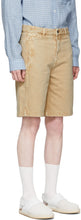 Jacquemus Beige Denim 'Le Short De Nimes' Shorts